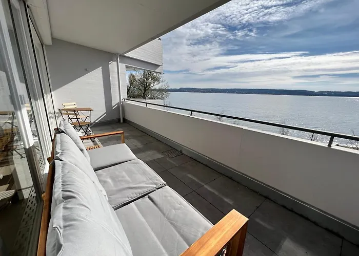 شقة Kleines Seeapartment اوبرلنغن