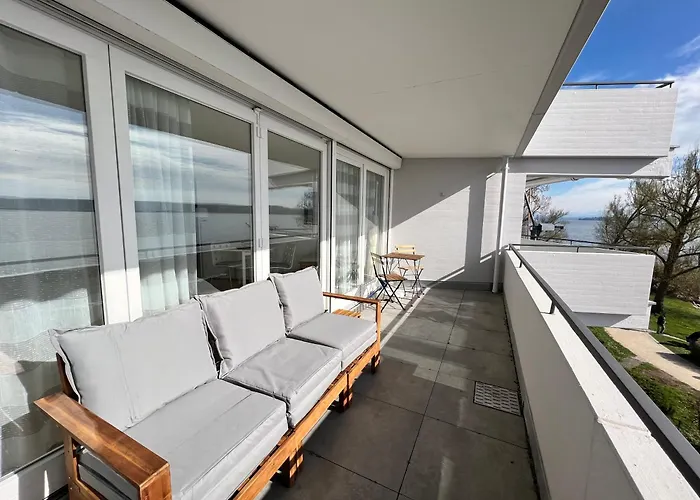 شقة Kleines Seeapartment اوبرلنغن